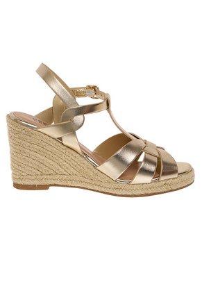 Sandalias Con Taco Tipo Cuña Maya Para Mujer Dorado Montego Bay Club 210068