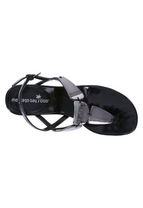 Sandalias Mork Mirroned Para Mujer  Negro Montego Bay Club 191463