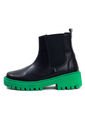 Botin Negro-Verde Moopy Green de MOOPY