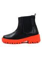 Botin Negro-Rojo Moopy Isa de MOOPY
