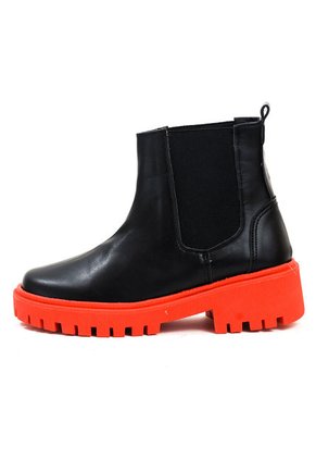 Botin Negro-Rojo Moopy Isa