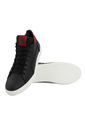 Tenis Negro Por Rojo Moopy BPB-231 de MOOPY