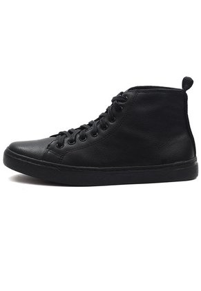 Tenis Cuero Negro Moopy  A-2