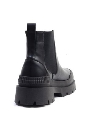 Botín Mujer Negro Moopy Prada-3