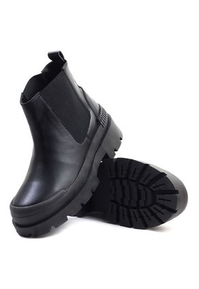 Botín Mujer Negro Moopy Prada-3