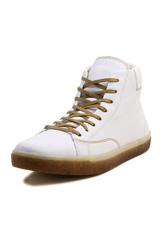 Tenis Cuero  Blanco Hombre Moopy White-2 MOOPY