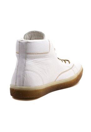 Tenis Cuero  Blanco Hombre Moopy White-2