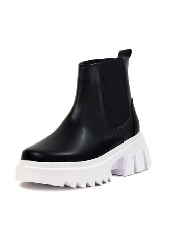 Bota Negro-Blanco Moopy Latina MOOPY