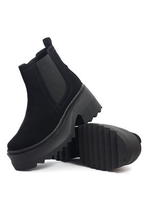 Botín Mujer Negro Moopy Lulu