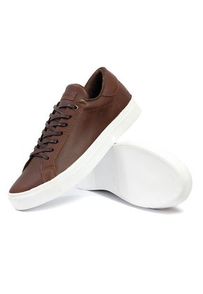 Tenis Cuero Cafe Moopy Leo