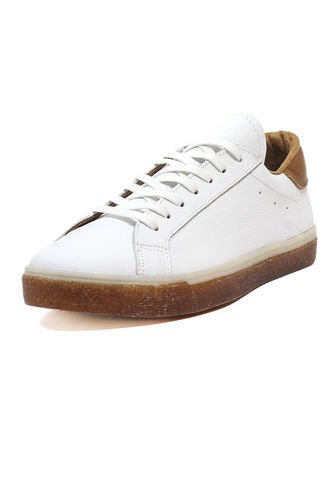 Tenis Cuero Blanco Hombre  MOOPY MP-7071 MOOPY