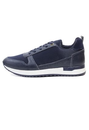 Tenis Cuero Azul Hombre  MOOPY ARV003