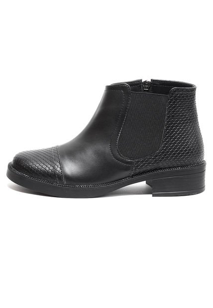 Botines Mujer Negro Moopy MD005