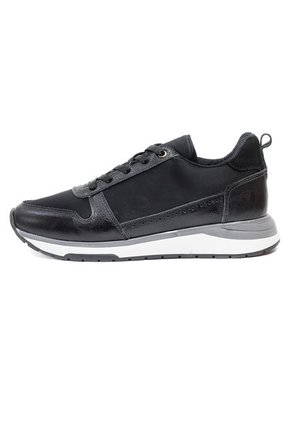 Tenis Cuero Negro Hombre  MOOPY ARV001
