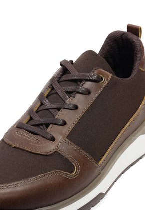 Tenis Cuero Cafe Hombre  MOOPY ARV002