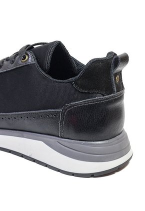 Tenis Cuero Negro Hombre  MOOPY ARV001