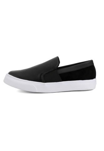 Tennis Casuales Hombre Cuero Negro Moopy Tomas02 MOOPY