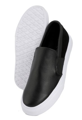 Tennis Casuales Hombre Cuero Negro Moopy Tomas02