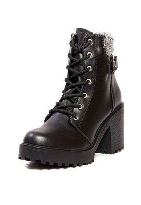 Botines Mujer Negro Moopy Luciana