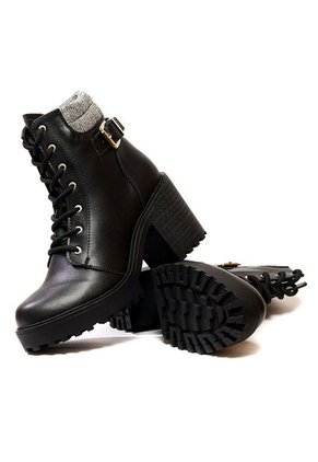 Botines Mujer Negro Moopy Luciana