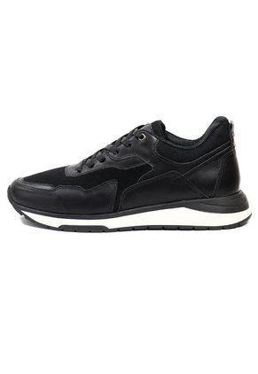 Tenis Cuero Negro Moopy Boss 01