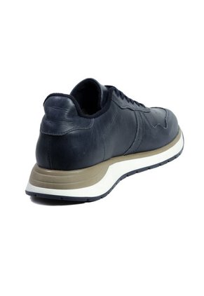 Tenis Cuero Azul  JV002 MOOPY