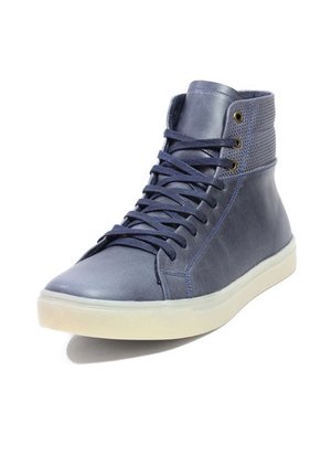 Tenis Hombre Cuero Azul MOOPY Dominic 02