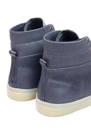 Tenis Hombre Cuero Azul MOOPY Dominic 02