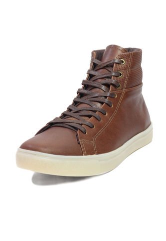 Tenis Hombre Cuero CAfe-Coñac MOOPY Dominic 03 MOOPY