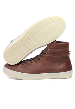 Tenis Hombre Cuero CAfe-Coñac MOOPY Dominic 03