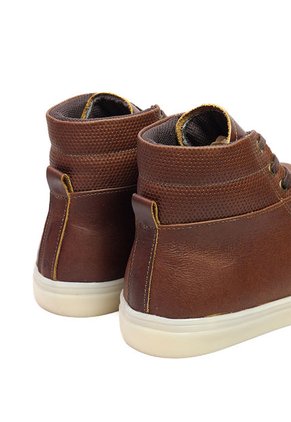 Tenis Hombre Cuero CAfe-Coñac MOOPY Dominic 03