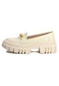 Mocasines Beige Moopy Moca-2 de MOOPY