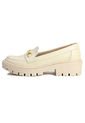 Mocasines Beige Moopy Moca-1 de MOOPY