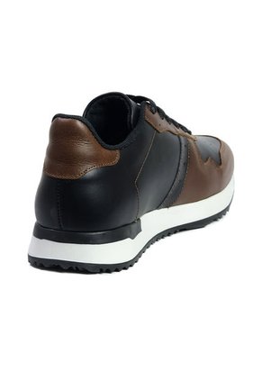 Tenis Cuero Negro JV003 MOOPY