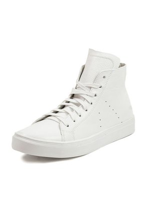 Tenis Cuero Blanco Moopy White