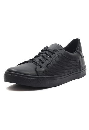 Tenis Cuero Negro Moopy A-3