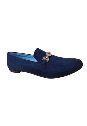 Zapatos Azul Imperial Con Hebilla