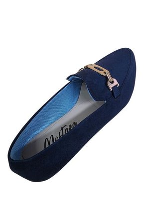 Zapatos Azul Imperial Con Hebilla