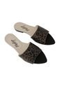 Sandalias Elegantes Animal Print de Mostaza