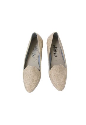 Zapato Casual Nude Tipo Cuero