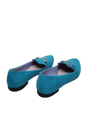 Mocasines Turquesa Con Corazon