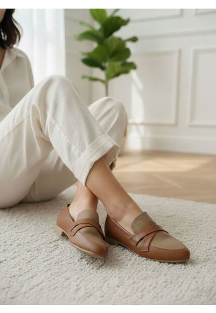 Mocasines Caramelo Suave