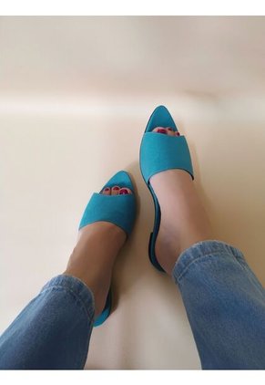 Sandalia Punta Turquesa Zen