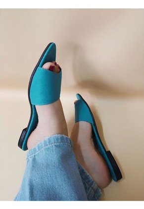 Sandalia Punta Turquesa Zen