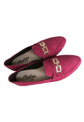 Zapato Casual Vinotinto Con Hebilla