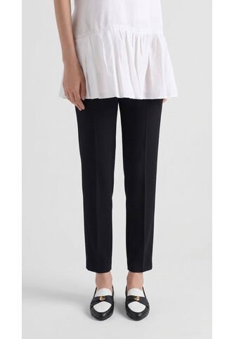 Baletas Negras Con Broche Oro Mostaza