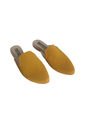 Zuecos - Mules - Mostaza En Nobuck de Mostaza