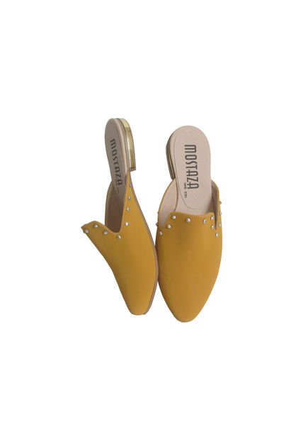 Zuecos - Mules - Mostaza En Nobuck Decorados - Compra Ahora | Dafiti  Colombia