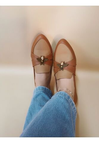 Mocasines Miel De Reina Mostaza