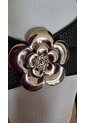 Baletas Dual Floral de Mostaza